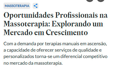 Massoterapia Integrativa — imagem do conteúdo 2